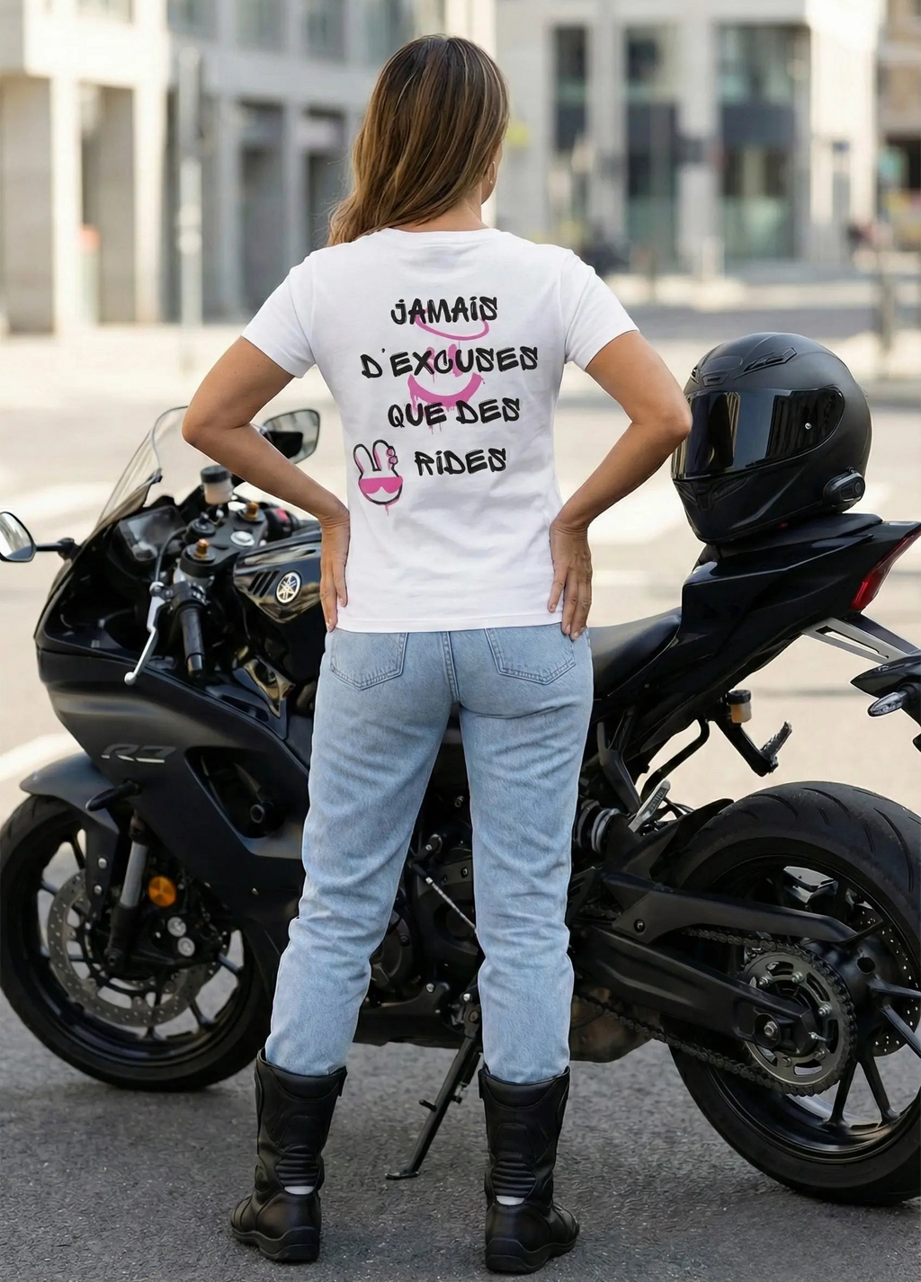 T-shirt Jamais d'excuses Colibri Riders