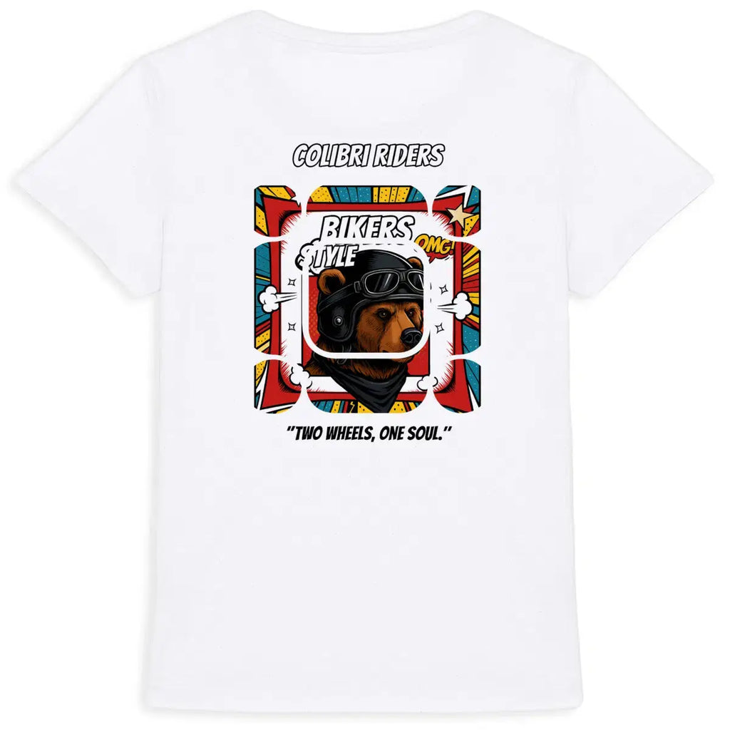 T-shirt Pop Art Grizzly Colibri Riders