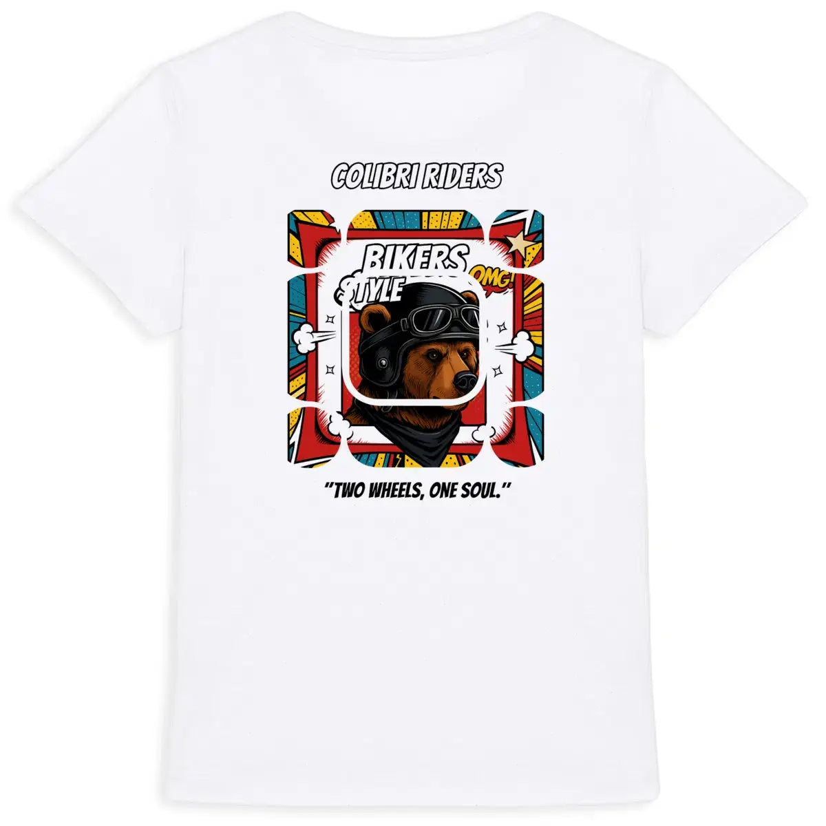 T-shirt Pop Art Grizzly Colibri Riders