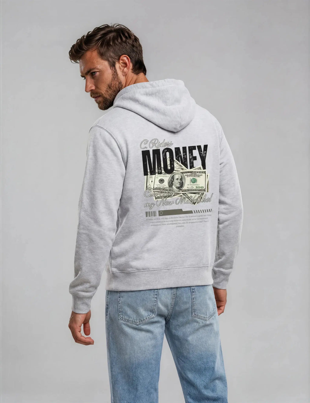 Hoodie Money Mindset Colibri Riders