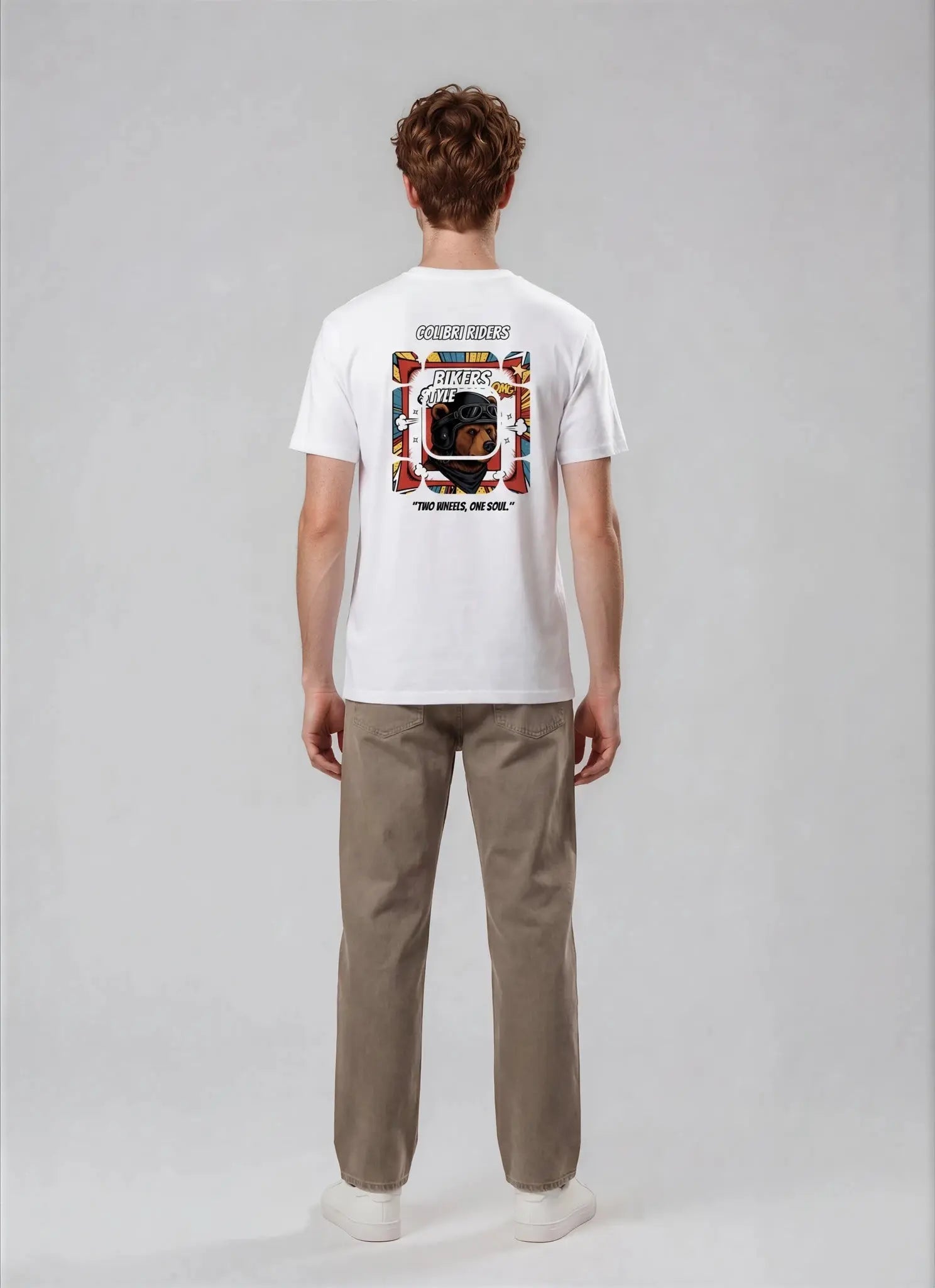 T-shirt Pop Art Grizzly Colibri Riders