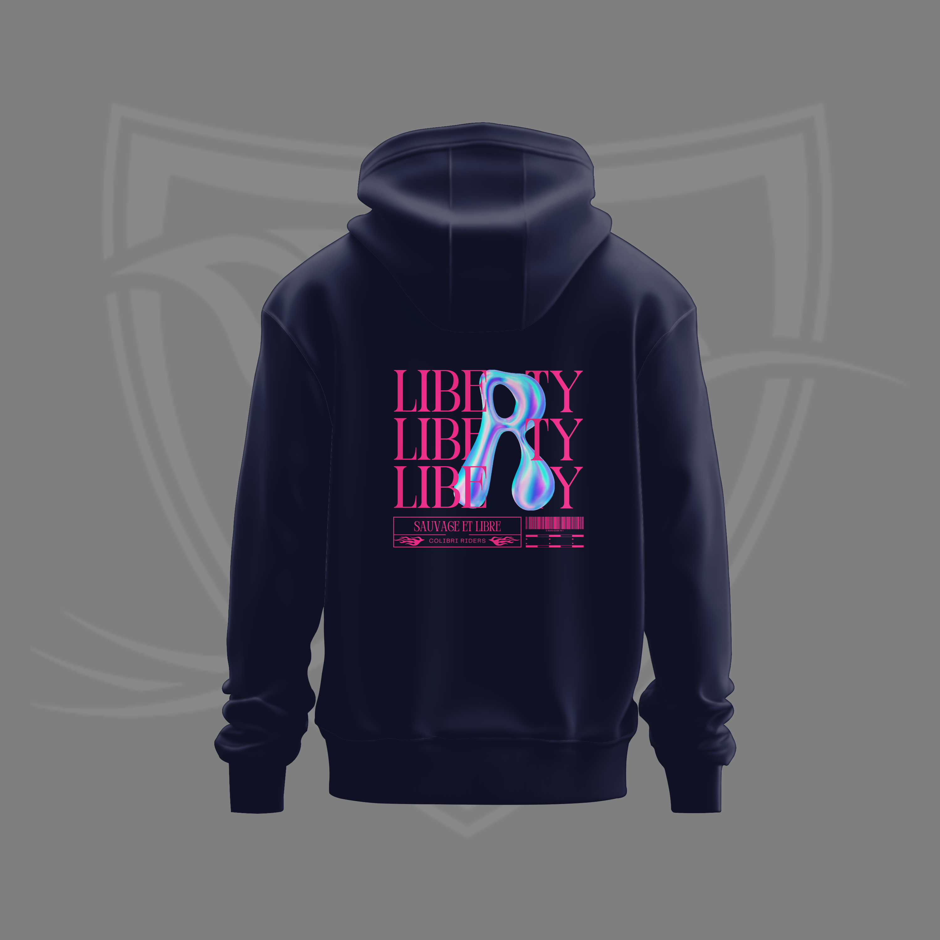Liberty sweatshirt hoodie Colibri Riders